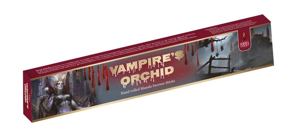 Soul Sticks Vampire Orchid Masala Incense Sticks – 15g / 12-Pack Box