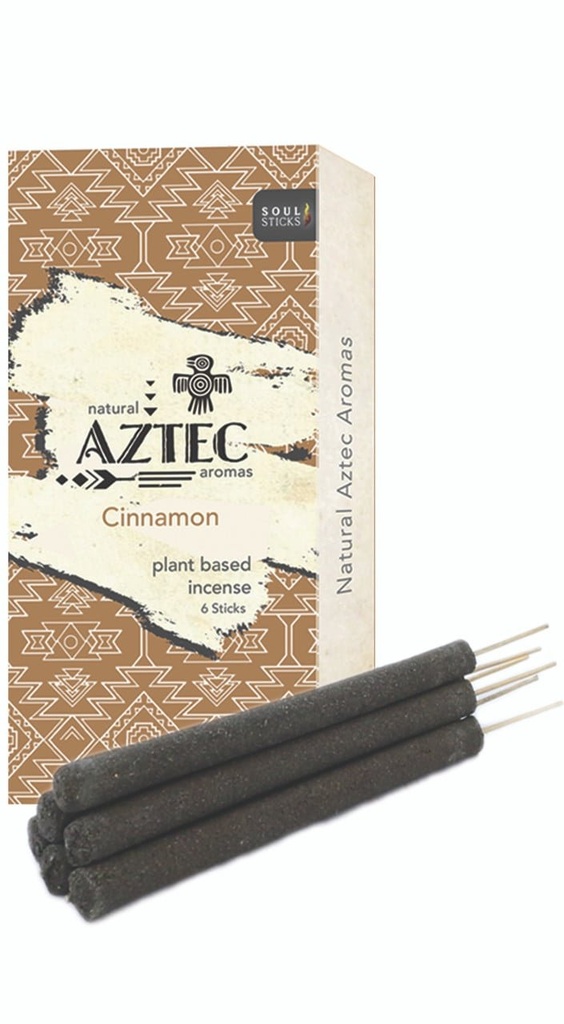 [91833] Aztec Cinnamon Plant-Based Incense Sticks
