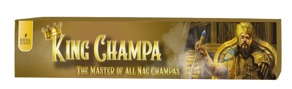 Soul Sticks King Champa Masala Incense Sticks – 15g / 12-Pack Box