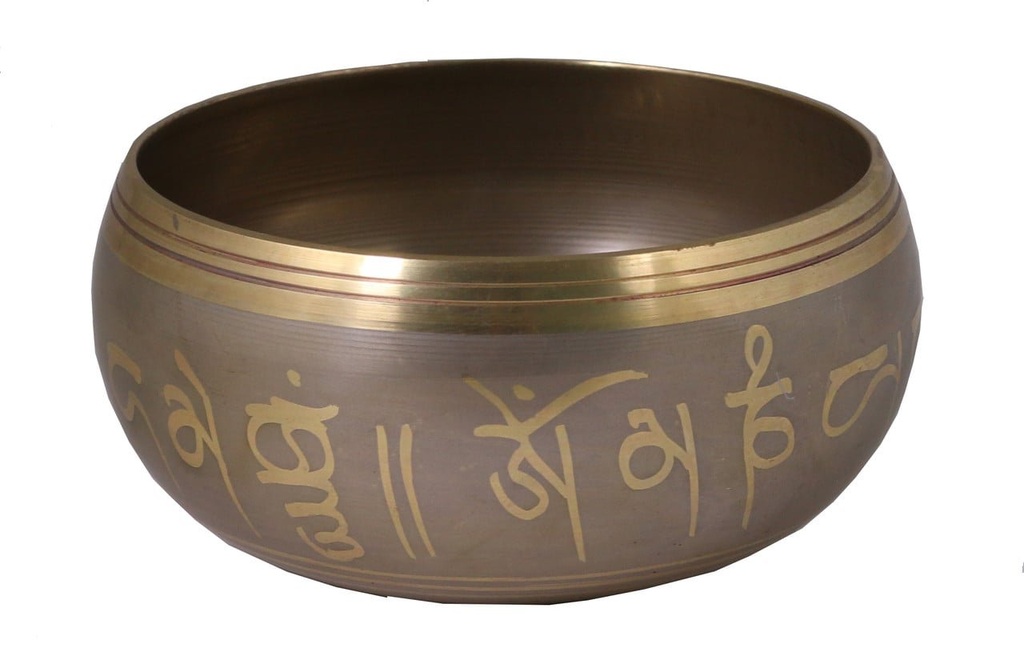 [91883] 4.25" Bronze Hand of Hamsa Tibetan Singing Bowl