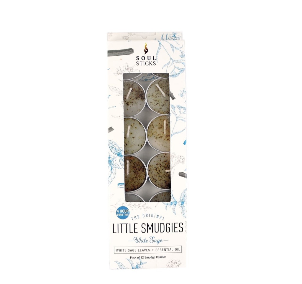 [91940] Little Smudgies Candle White Sage Pack
