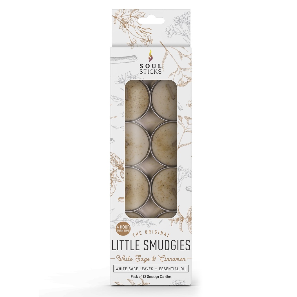 [91946] Little Smudgies Candle White Sage & Cinnamon Pack