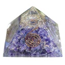 Amethyst Orgonite Crystal Pyramid – 40-50mm