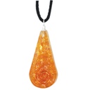 Citrine Orgonite Crystal Necklace – 4.5cm