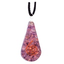 Amethyst Orgonite Crystal Necklace – 4.5cm