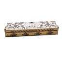 Celestial Pink Wooden Incense Coffin Box