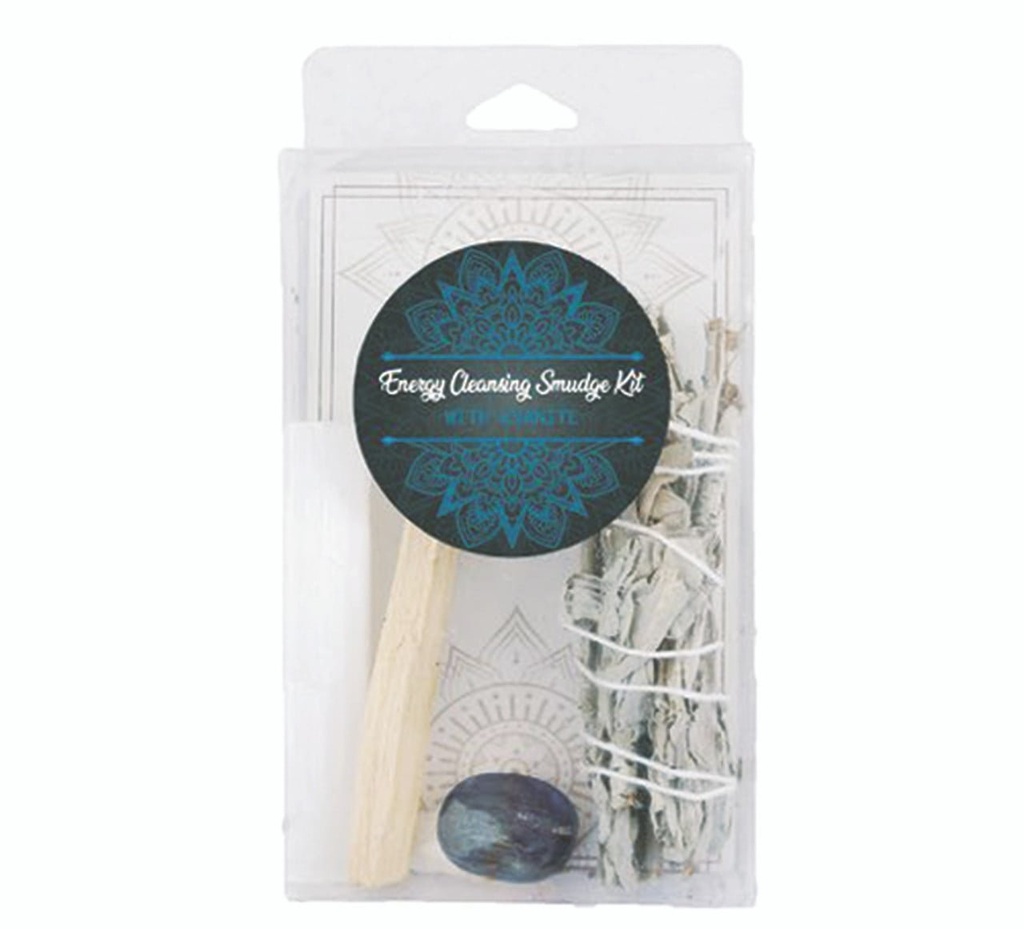 [92088] Energy Cleansing Smudge Kit w/ Kyanite