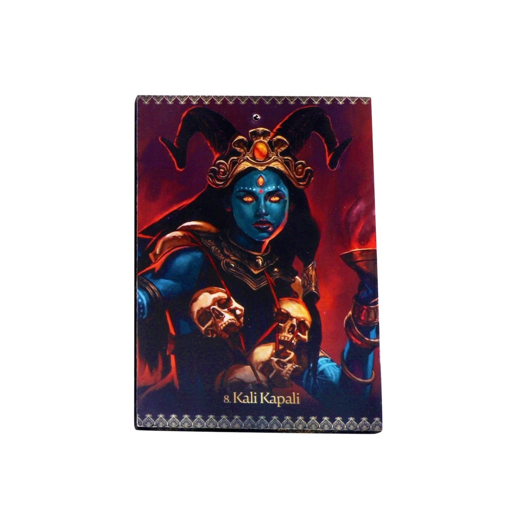 [92107] Kali Red Wooden Incense Ashcatcher – 3.5" x 5"