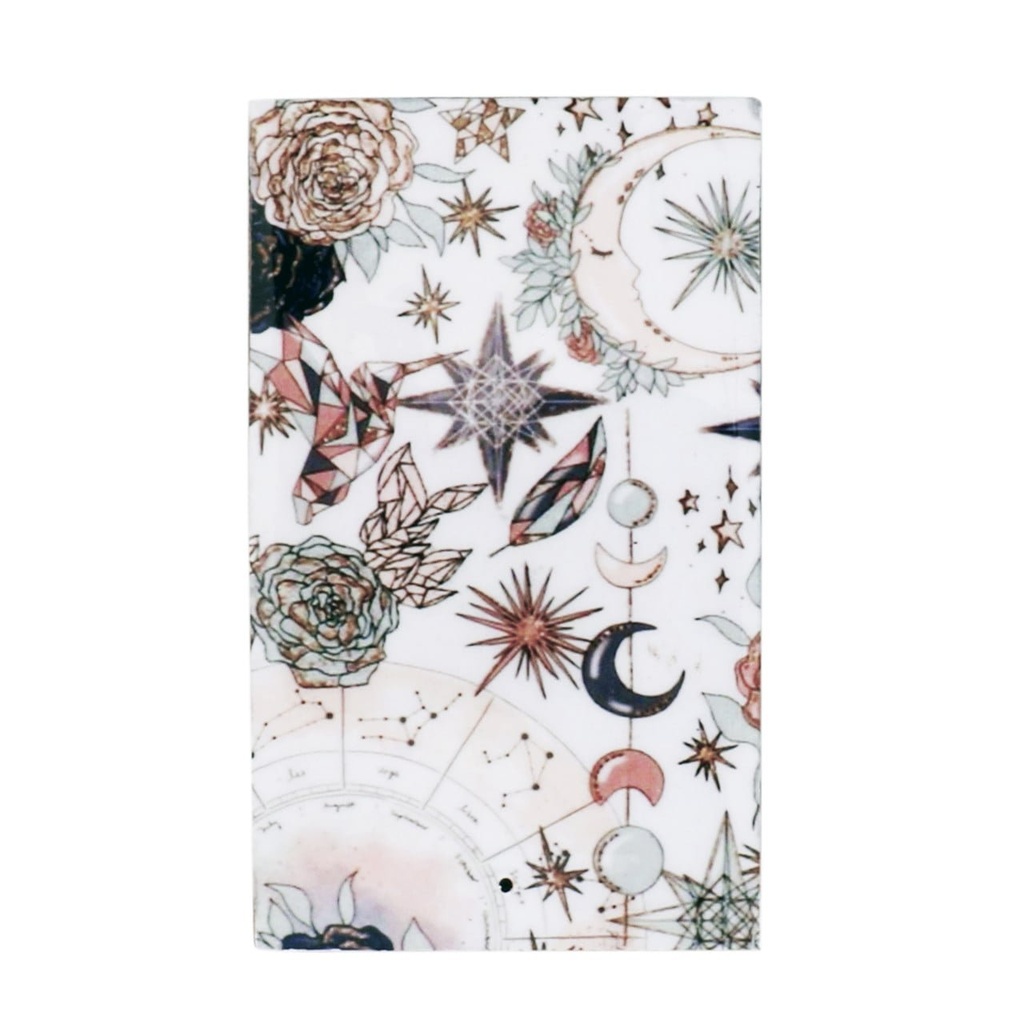 [92112] Celestial Wooden Incense Ashcatcher – 3.5" x 5"