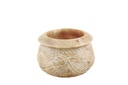 Votive Carved Soapstone Smudge Bowl – 4"