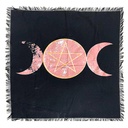 Triple Moon Altar Cloth Tapestry – 24" x 24"