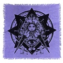 Evil Eye Sun Altar Cloth Tapestry – 24" x 24"
