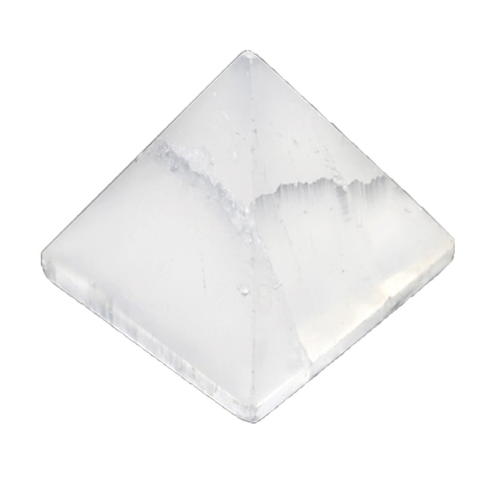 [94113] Selenite Pyramid – 1.6"