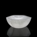 Hexagonal Selenite Smudge Bowl – 4"