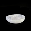 Oval Selenite Smudge Bowl – 4"