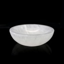 Round Selenite Smudge Bowl – 6"