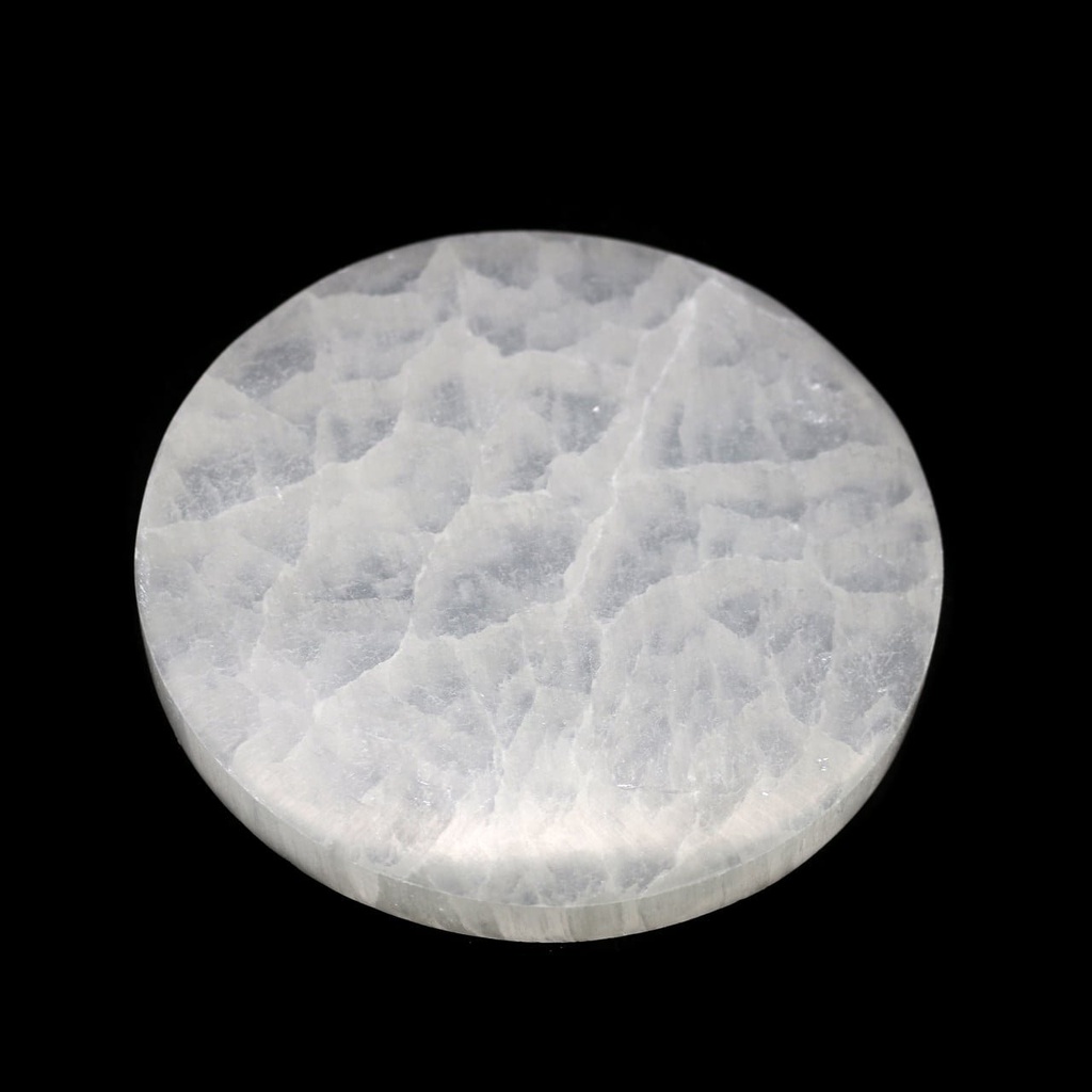 [94156] Round Selenite Charging Plate – 8"