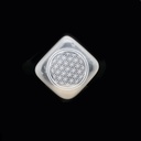 Flower of Life Selenite Cube – 2.25"