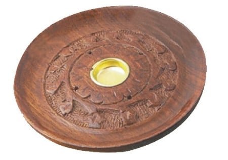 [ER4D] 4" Wooden Incense Burner