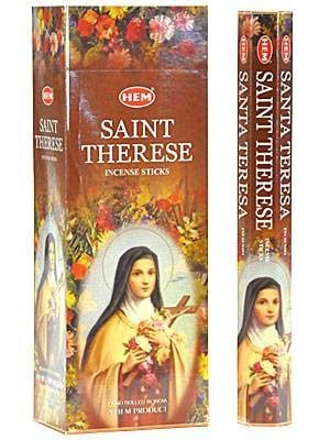 [H 220 -SAINT THERESA] HEM Saint Theresa Hexa Incense Sticks – 6-Pack Box