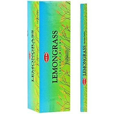[H100 - LEMONGRASS] HEM Lemongrass Square Incense Sticks – 25-Pack Box