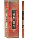 HEM Amber Sandal Square Incense Sticks – 25-Pack Box