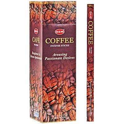 [H100-COFFEE] HEM Coffee Square Incense Sticks – 25-Pack Box