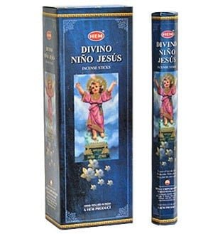 [H100-DIVINONINOJESUS] HEM Divino Nino Jesus Square Incense Sticks – 25-Pack Box