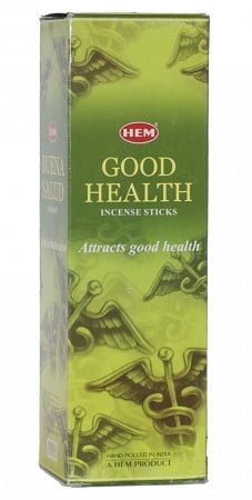 [H100-GOODHEALTH] HEM Good Health Square Incense Sticks – 25-Pack Box