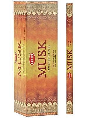 [H100-MUSK] HEM Musk Square Incense Sticks – 25-Pack Box