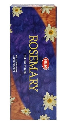 [H100-ROSEMARY] HEM Rosemary Square Incense Sticks – 25-Pack Box
