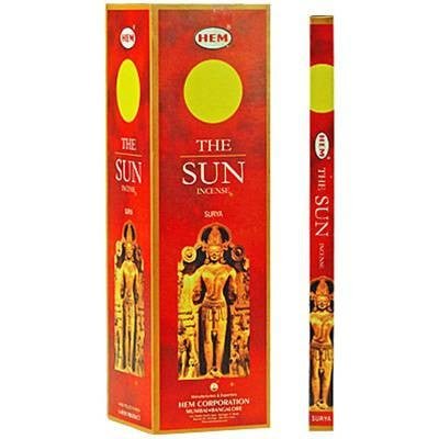 [H100-THESUN] HEM The Sun Square Incense Sticks – 25-Pack Box