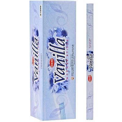 [H100-VANILLA] HEM Vanilla Square Incense Sticks – 25-Pack Box
