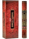 HEM Amber Sandal Hexa Incense Sticks – 6-Pack Box