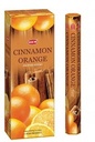 HEM Cinnamon Orange Hexa Incense Sticks – 6-Pack Box