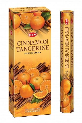 HEM Cinnamon Tangerine Hexa Incense Sticks – 6-Pack Box
