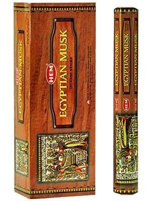 HEM Egyptian Musk Hexa Incense Sticks – 6-Pack Box