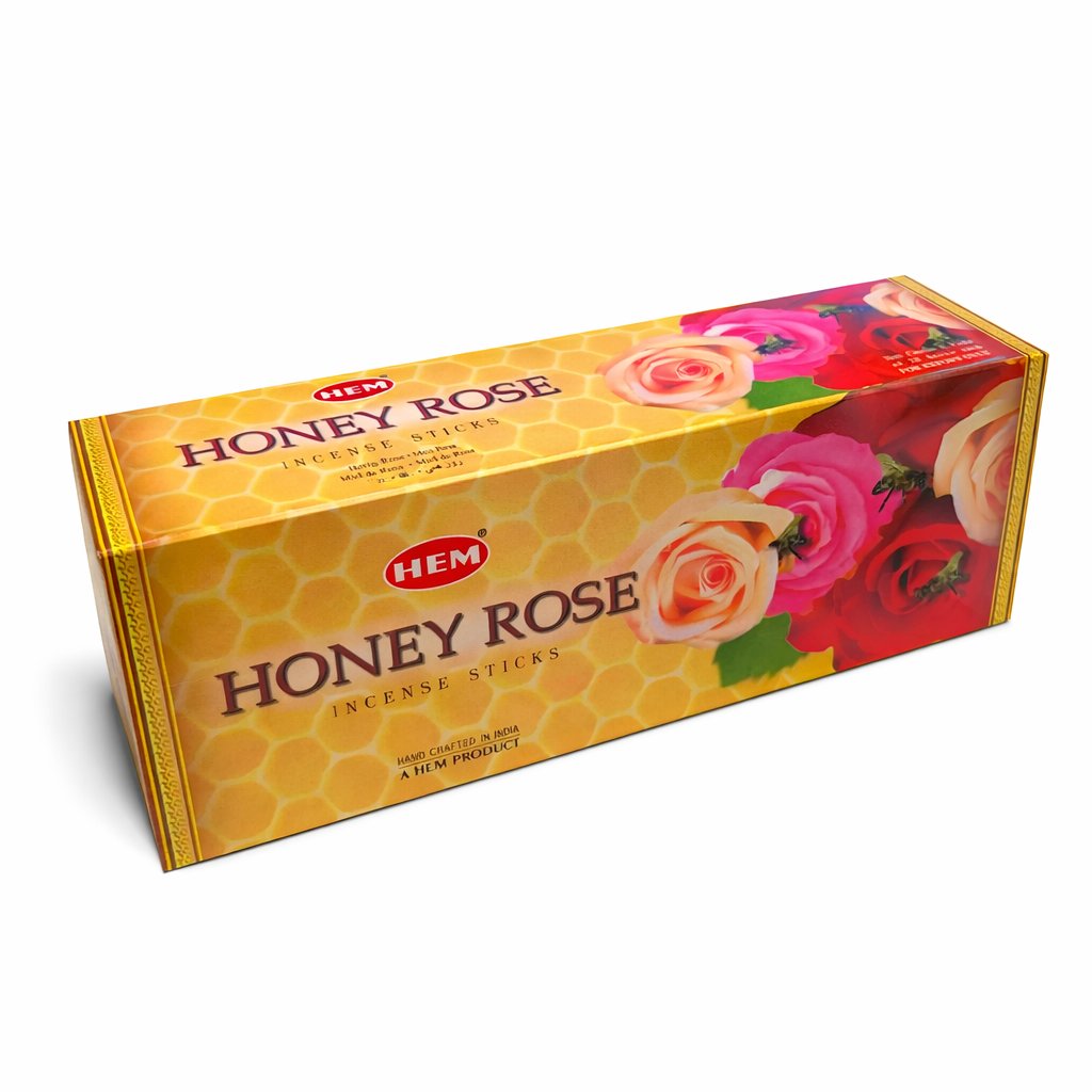 [H220-HONEYROSE] HEM Honey Rose Hexa Incense Sticks – 6-Pack Box