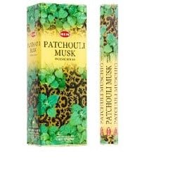 [H220-PATCHOULIMUSK] HEM Patchouli Musk Hexa Incense Sticks – 6-Pack Box