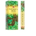 HEM Patchouli Musk Hexa Incense Sticks – 6-Pack Box