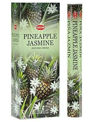 [H220-PINEAPPLEJASMINE] HEM Pineapple Jasmine Hexa Incense Sticks – 6-Pack Box