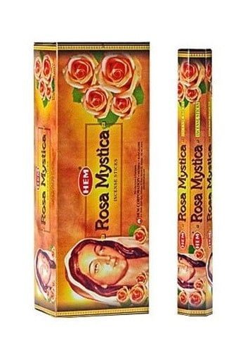 [H220-ROSAMYSTICA] HEM Rosa Mystica Hexa Incense Sticks – 6-Pack Box