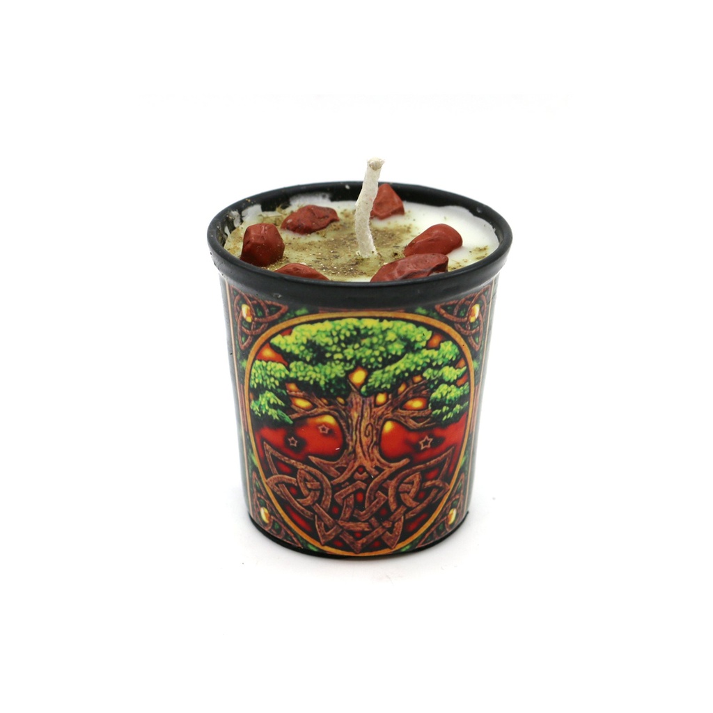 [14201] Tree of Life Scented Votive Candle – 4"