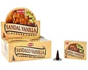 HEM Sandal Vanilla Incense Cones – 12-Pack Box