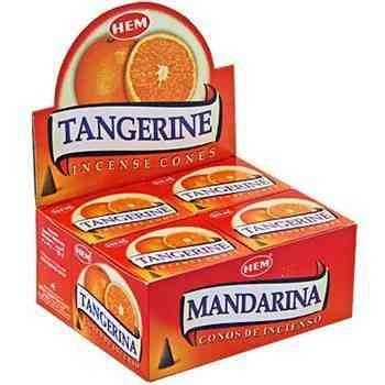 [H400-TANGERINE] HEM Tangerine Incense Cones – 12-Pack Box