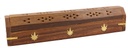Leaf Wooden Incense Coffin Box – 12"