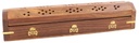 Skull & Bones Wooden Incense Coffin Box – 12"