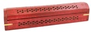 Red Diamond Wooden Incense Coffin Box – 12"
