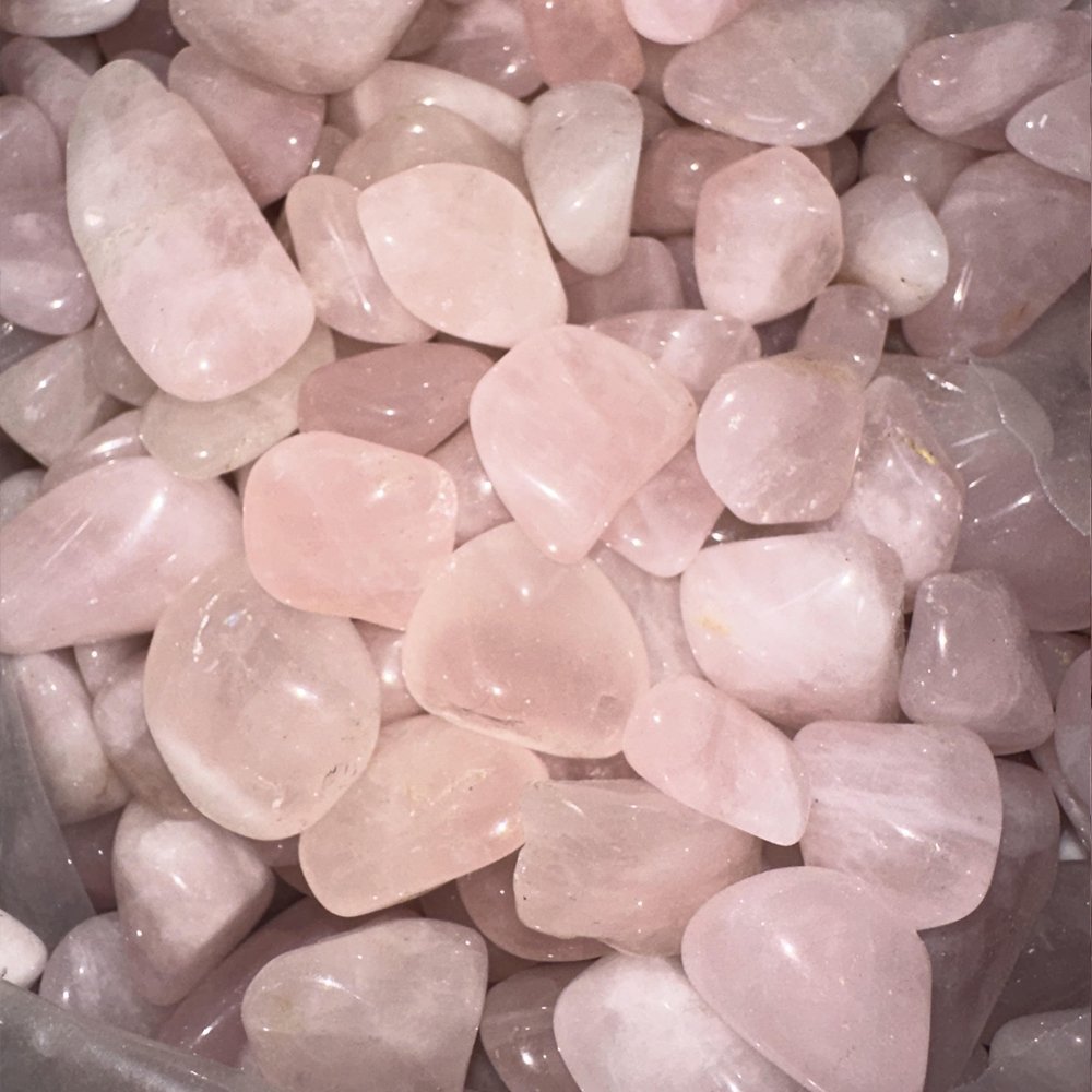 [ROSEQ1LB] Tumbled Rose Quartz – 1 lb