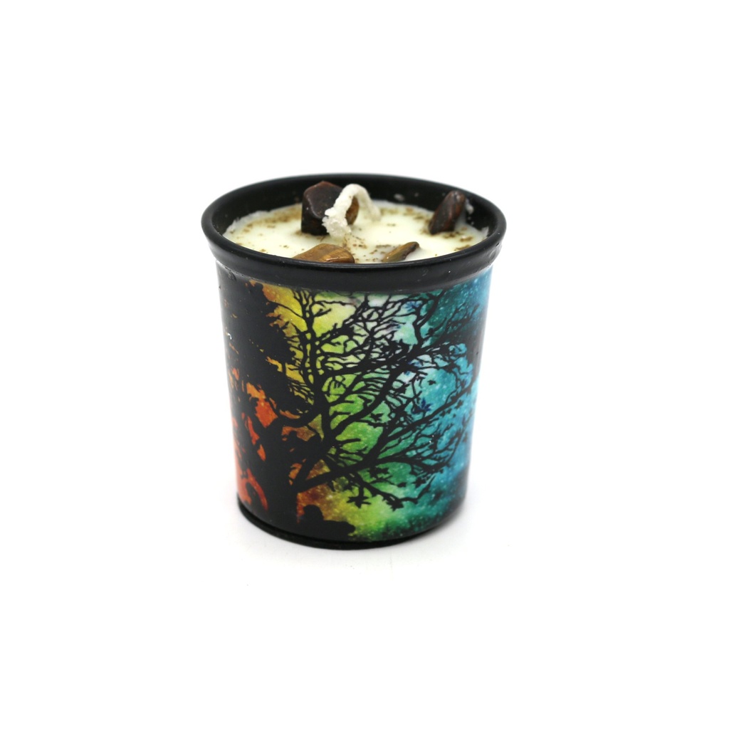[14211] Mystic Tree Scented Votive Candle – 4"